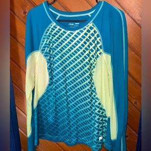 Fila running xl long sleeve shirt